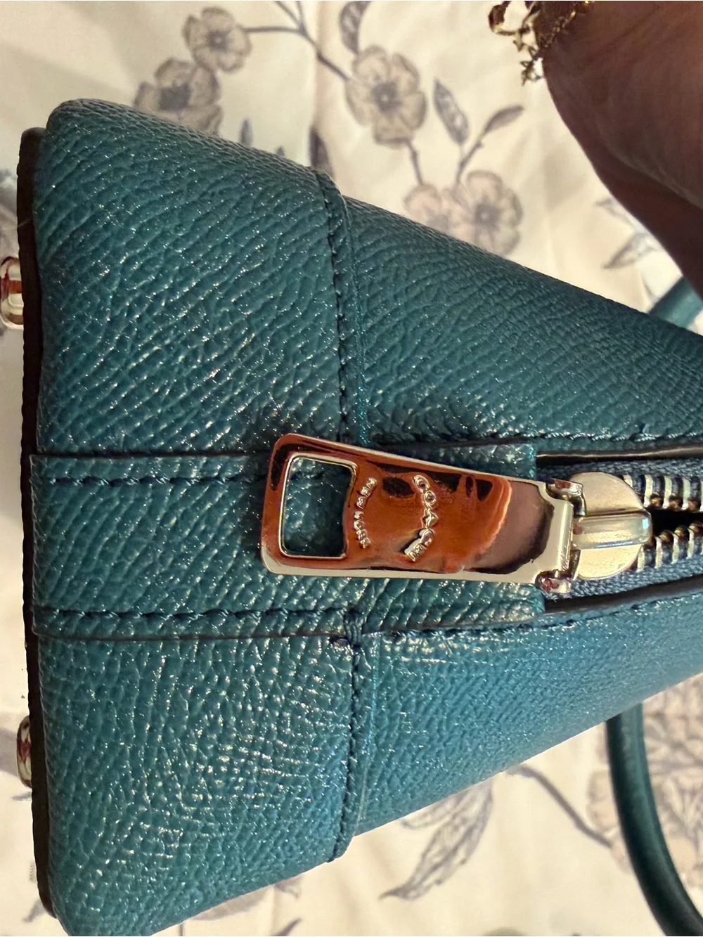 Coach Teal Dome Satchel